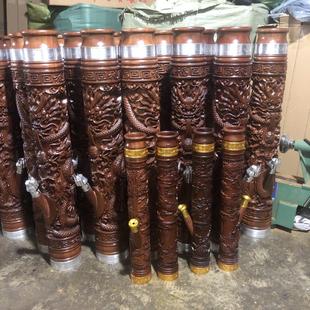 紫红木水烟云南香红木水烟袋水烟管水烟管大型天然实木烟桶
