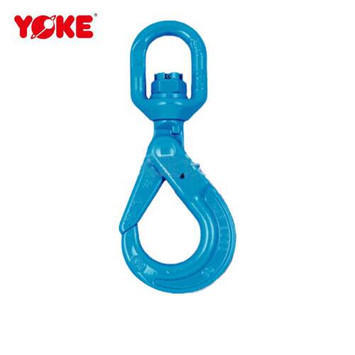 YOKE旋转起重吊钩X-027系列安全可旋转钩G100级旋转环自锁钩