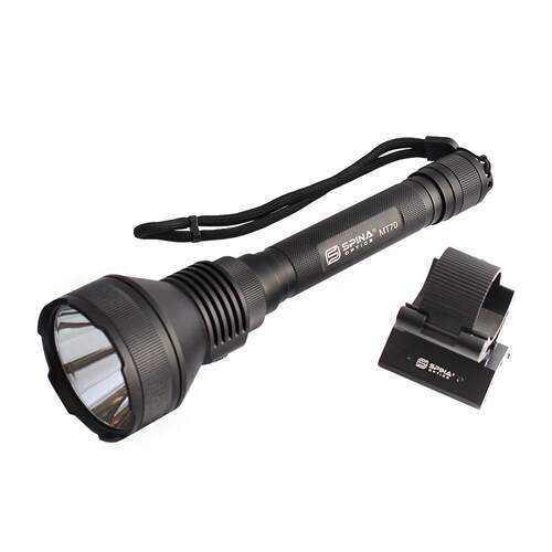 SPINA OPTICS MT70可充电2300LM手电筒户外照1公里长距离