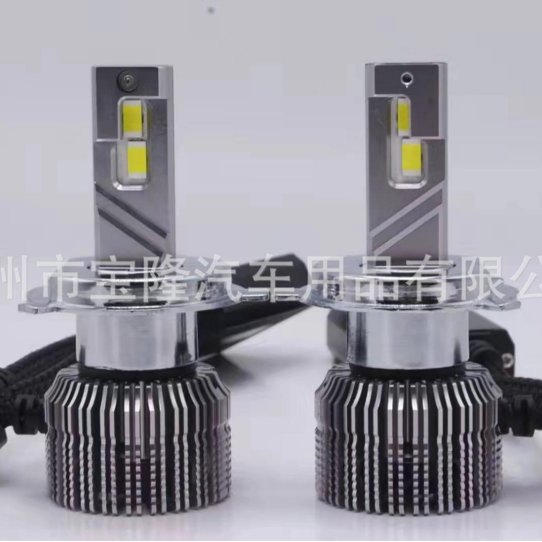 跨境新款改装55W h4双铜管h7车灯h11灯泡9005 H1 H3 LED大灯