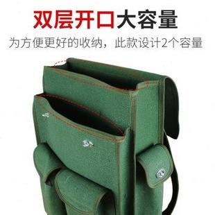 工具包双肩包劳保加厚加大多功能耐磨男安装 帆布工具背包 维修