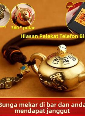 把把壶手玩件黄铜把把胡打麻将赢钱神器男士手把件马上胡生日礼物