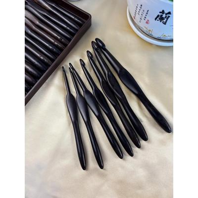 金兰钩针乌木一体手工抛光编织工具手工艺爱好者专业级钩针套