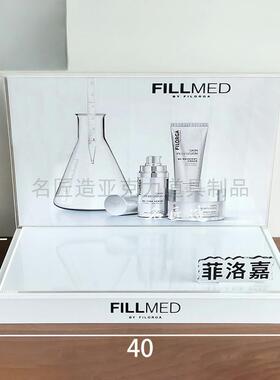 菲洛嘉压克力化妆品展示架护肤品小展架Valmont简易桌面陈列架定