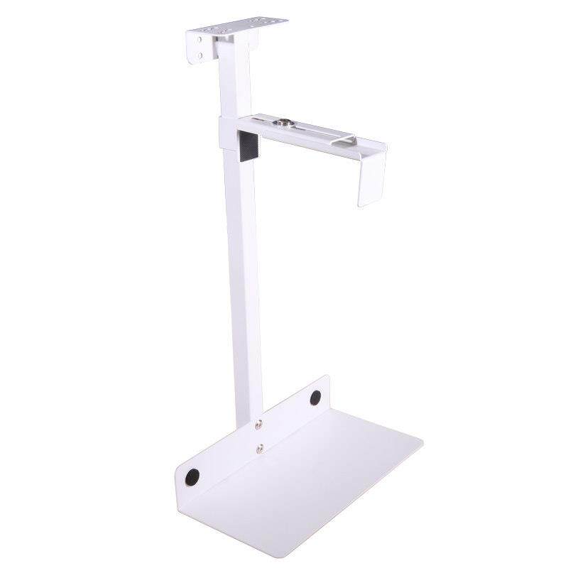 悬挂主机架台式电脑金属机箱存储机架吊架底座悬挂可调节桌支架铁