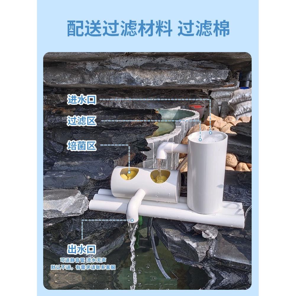 无电自动水循环循环水古法水泵太阳能喷泉鱼池系统不用电流水器