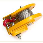 手摇绞车双向自锁小型移动绞车手动钢丝绳牵引起重机起重起重机