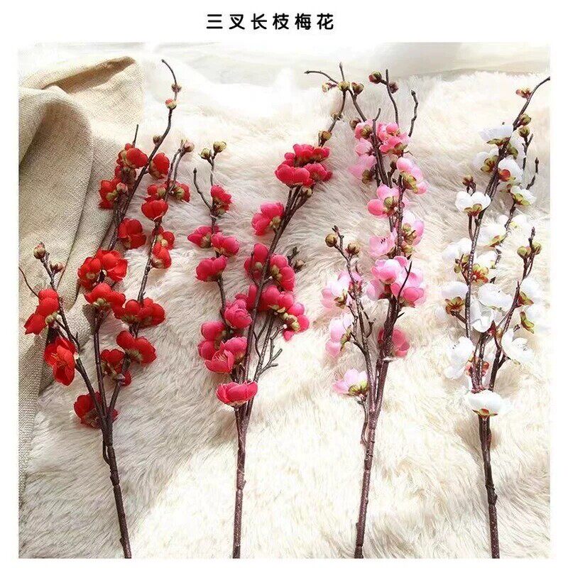 春三月舞蹈花枝道具寒依疏影手拿花真梅花枝条桃花干花舞台道具