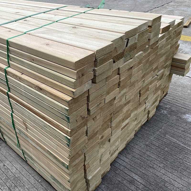 直销新款广东户外防腐木园林建筑防腐木条松木樟子松砂光板材