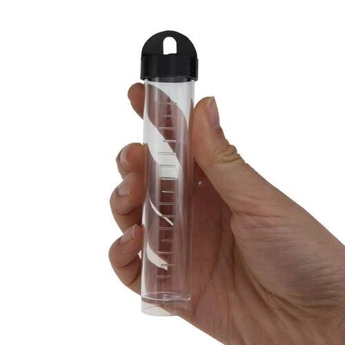 新款直销透明密封瓶 塑料透明瓶 多型号针瓶 黑盖透明针筒 连盖收