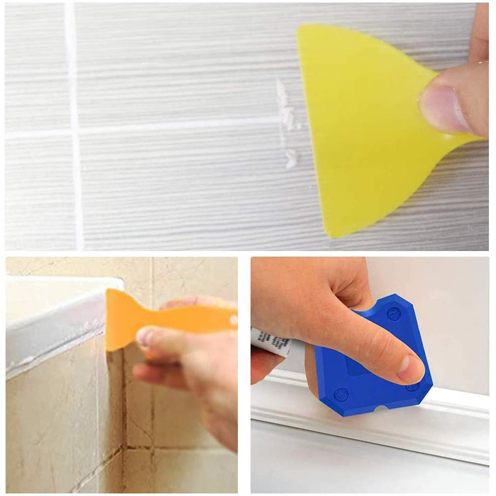 直销新款硅密封剂填缝13件套密封剂修整厨房浴室角落接缝平滑瓷砖