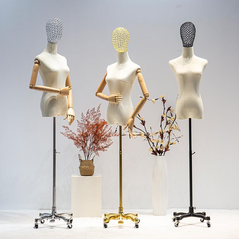 直销新款模特道具女全身服装店模特架半身女装婚纱人台韩版橱窗展