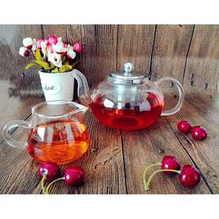 直销新款玻璃茶壶茶具不锈钢过滤花茶壶功夫泡茶壶钢漏壶煮茶壶