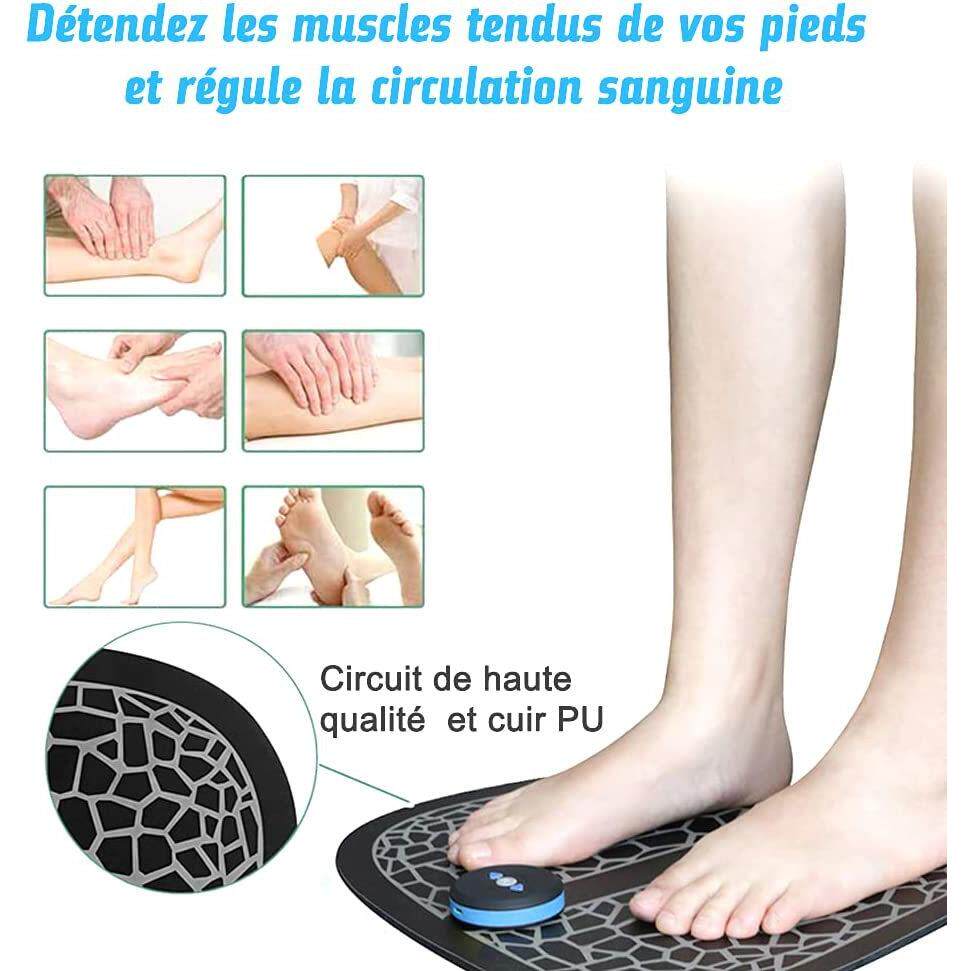 新款直销充电款家用小型足底按摩垫 脚部按摩器足底震动理疗仪