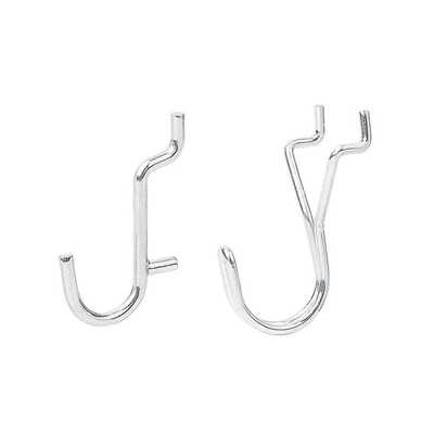 新款直销五金货架少女洞洞板挂钩U型挂钩V型金属钩货架洞板配件钩