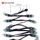 LED全彩灯珠WS2811芯片F8草帽广告招牌5V12V灌胶防水热卖 外露灯串