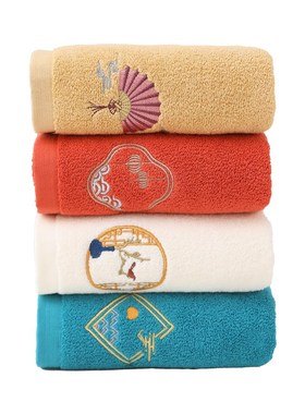 毛巾纯棉洗脸家用吸水不易掉毛全棉加厚洗澡成人情侣柔软面巾高级