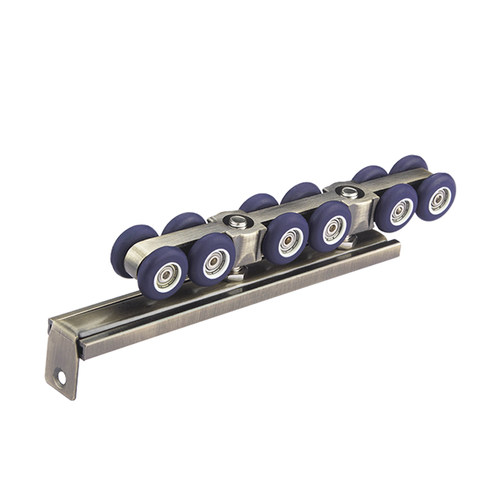 青古铜色静音移门吊轮吊滑轮木门吊轨阳台推拉门移门轮12轮2只价