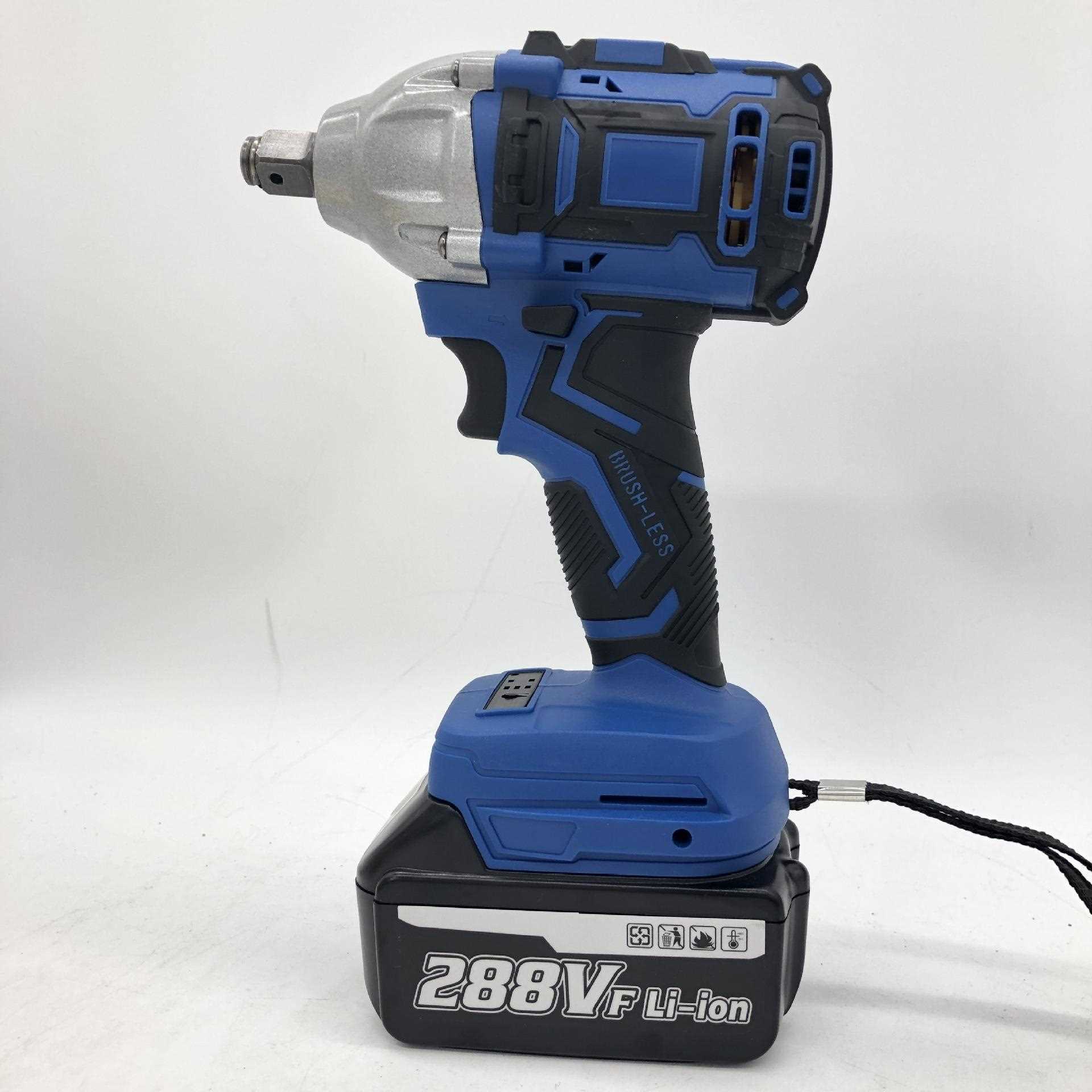 直销新款冲电扳手锂电扳手电起子冲击扳手电动风炮无刷扳手木工架