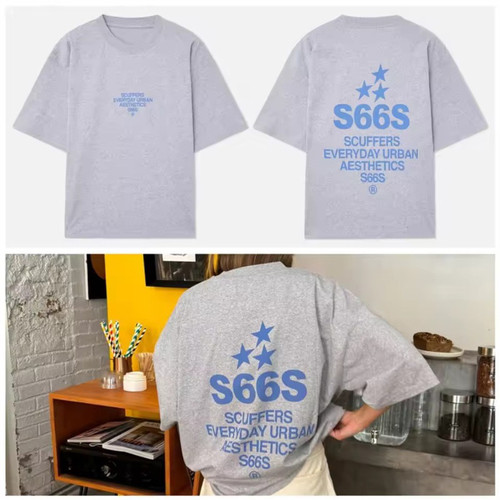 欧码GraphicT-shirts Y2k MensClothing街头潮流穿搭scuffers印花