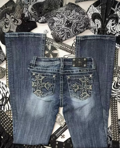 New cross-border foreign trade jeans水洗做旧牛仔裤潮流长裤子