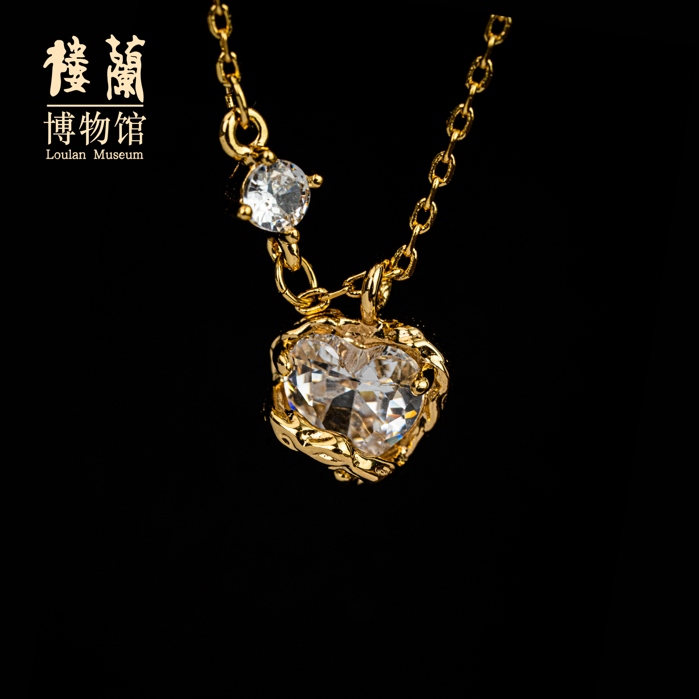 锆石法式复古轻奢项链