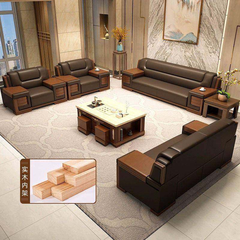 办公沙发简约老板经理商务洽谈客厅真皮三人位茶几组合会客室专用,智能设备,其他智能设备,淘宝优惠券,粉丝福利购,淘宝优惠卷