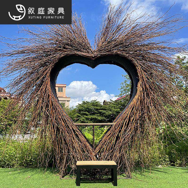 户外庭院景区民宿网红打卡鸟巢室外花园创意手工藤编躺床沙发家具,收纳整理,烫衣板及配件,淘宝优惠券,粉丝福利购,淘宝优惠卷