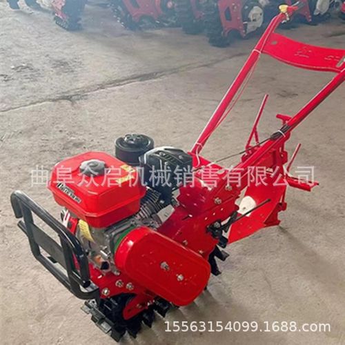 链轨微耕机柴油小红牛小型耕地翻土开沟除草施肥农用耕地犁地新式