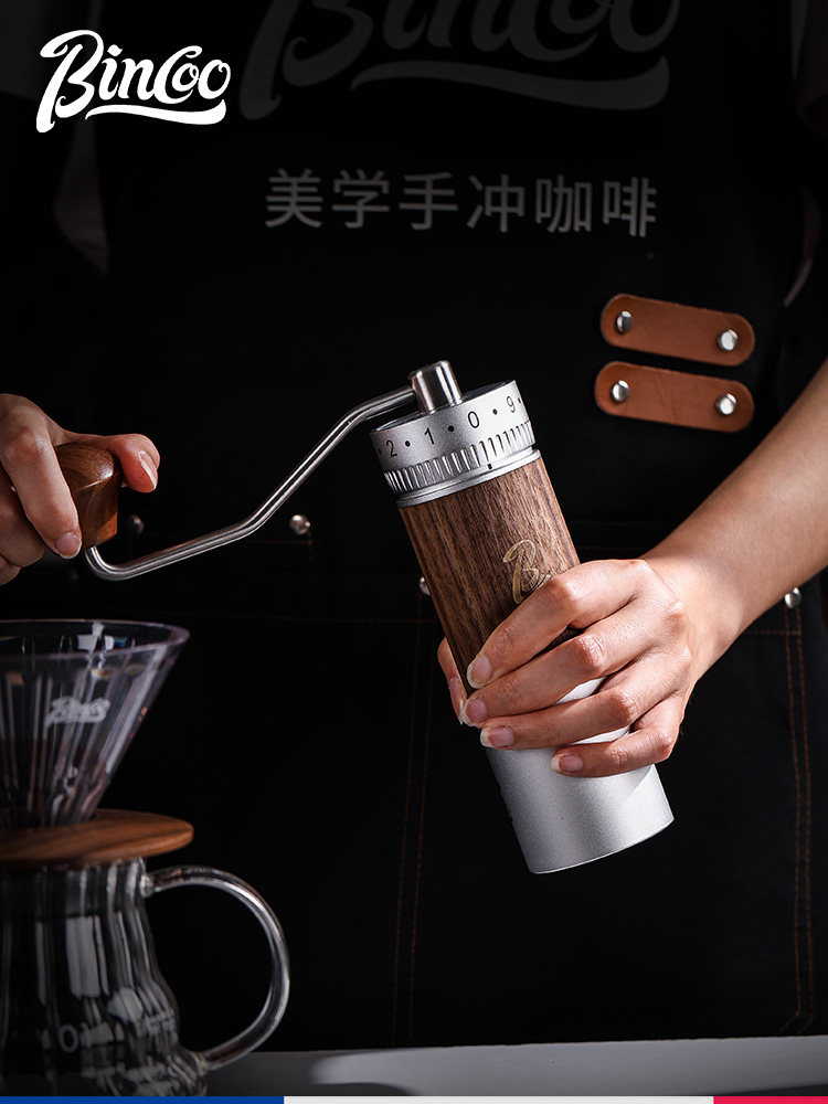 宾库吉丰手摇咖啡豆研磨机46毫米大刀盘意大利咖啡豆研磨机手磨咖