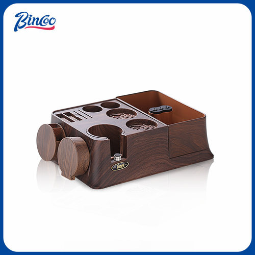 Bincoo布粉器咖啡工具全套压粉器压粉锤渣桶器具收纳咖啡机配件