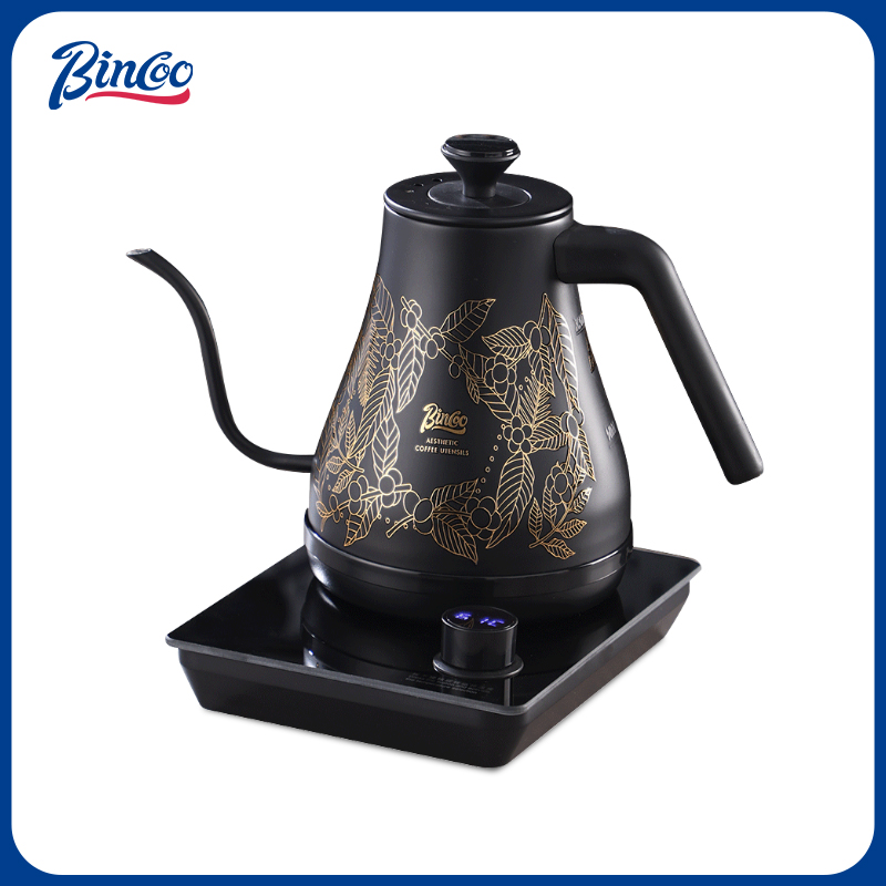 Bincoo智能控温电热水壶304不锈钢家用细口长嘴泡茶咖啡壶温控B壶