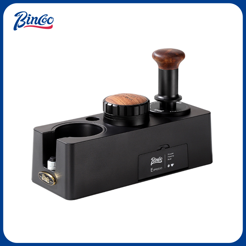 Bincoo咖啡压粉底座咖啡机布粉器三件套压粉锤收纳组合全套工具