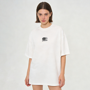 ZMOH纯棉圆领短袖2026年春季男士新款美式休闲上衣透气女落肩T恤