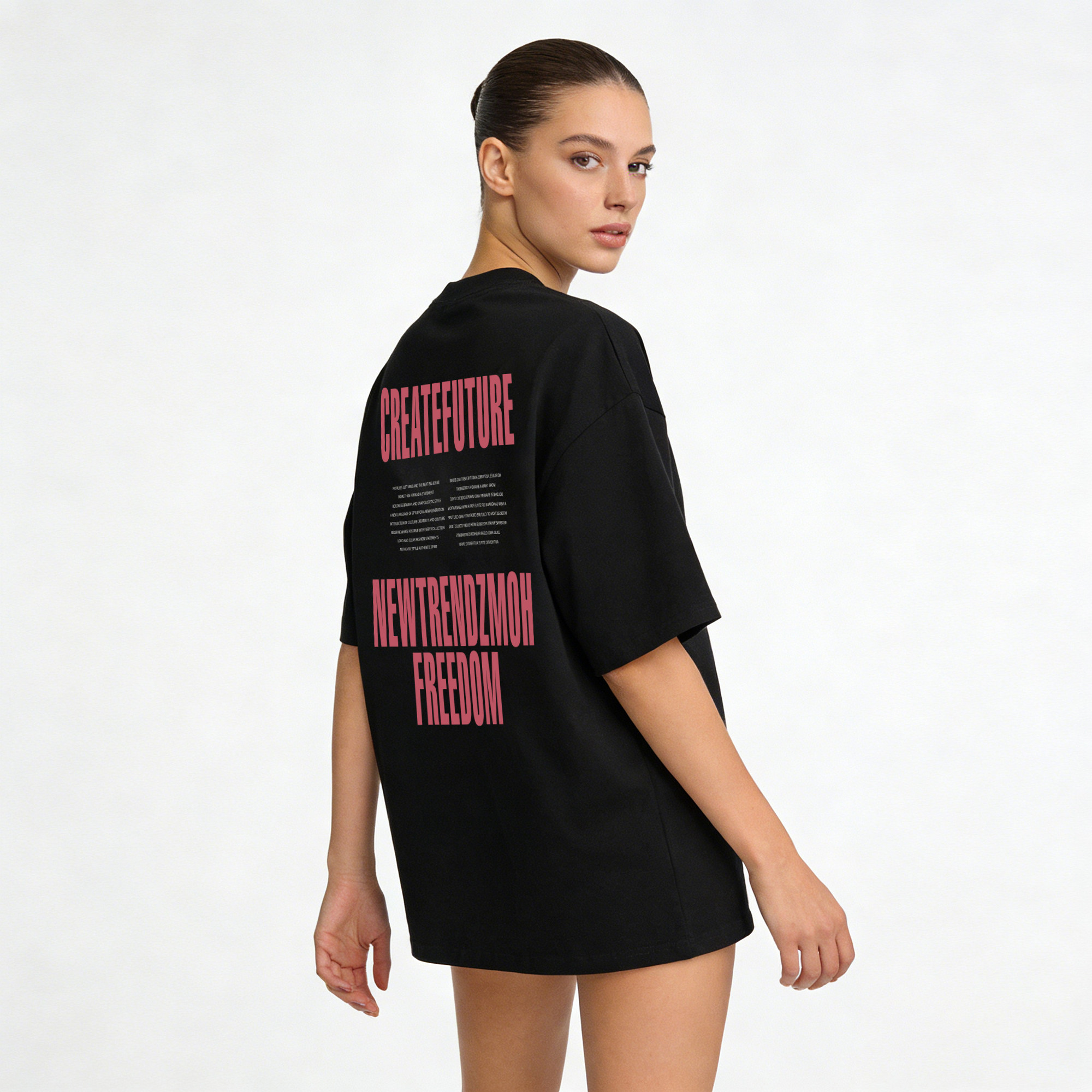 ZMOH纯棉圆领短袖2026年夏季男士新款美式休闲上衣透气女落肩T恤