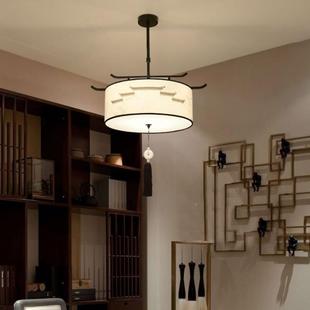 新厅中吊灯中国式 风复古大气茶50270室餐吧台灯饭房店包厢房间卧