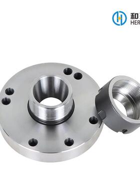 全亮+ER32-2D100夹头座ER3扳手法兰盘E孔JBDR32卡盘座七夹头座