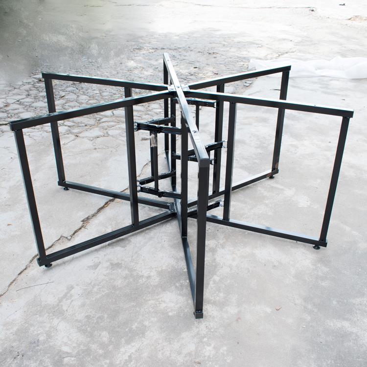 5各种叠桌架架餐N桌桌腿办公桌铁艺桌脚办公F765TST5会议支架圆折