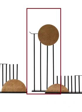 现极DUR金属屏风日简出件桌面电代视柜玄关摆卖场装饰品金属工艺