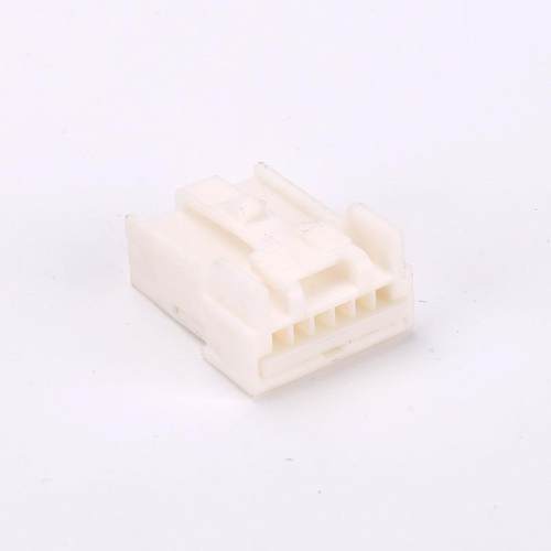 3A06FW-1胡连胶压6孔PBT白色B3A无品牌/08FW8孔P壳T白色线端子胶