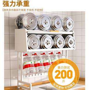 水槽置物架可伸缩厨房沥水架带柜门除尘置物架家用碗碟盘收纳架子