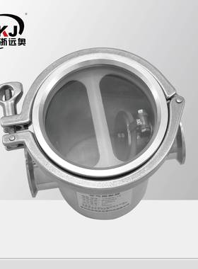 卫生式级不锈钢卡箍空断气倒阻器65585.防灌地漏厂家直销