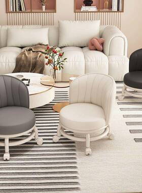 网万向轮小凳子家用滑轮矮凳子移动带轮板凳小圆凳小沙DKL发凳椅