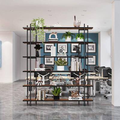 书架书落置家物架地用铁艺多层收纳书61408柜小型简易钢木架子储