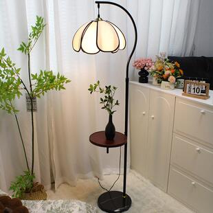 边几落地中古灯物卧室沙发茶几置架法式64874复古客厅床头柜台灯