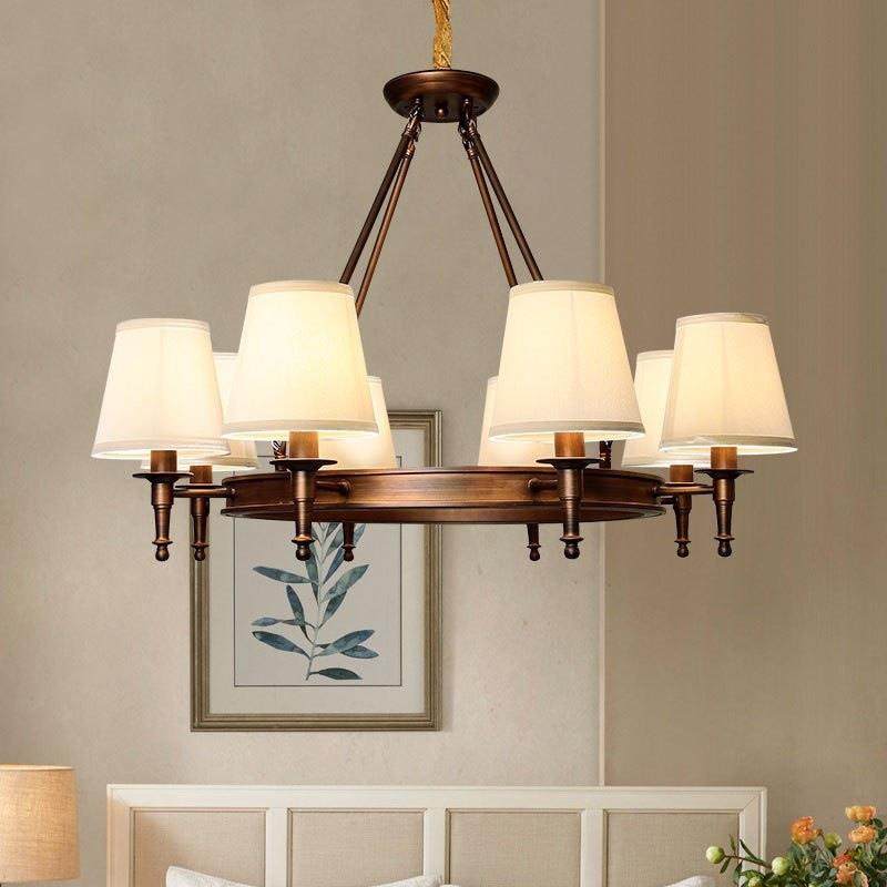 美式乡村简约欧式客厅见附件。灯大型餐厅户卧室复古铁艺吊美式主,家装灯饰光源,智能吊灯,淘宝优惠券,粉丝福利购,淘宝优惠卷