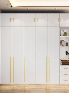 HBV实木多板衣层柜家用卧室款大简约现代六门大衣柜小户新型容量