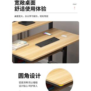 现代简约电脑桌字台式 家用小型习书桌出简易租ltao7508屋可学移动