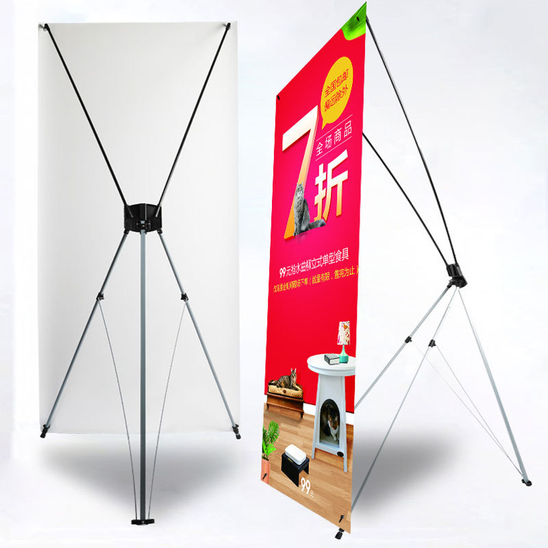 X展架海报架60X160广告门型展架韩式80x180设计定制展架深圳厂家