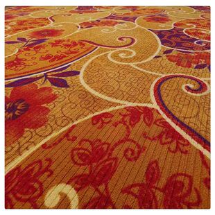 圈绒印花地毯加厚商用满铺阻燃防火宾馆酒店大厅宴会厅卧室地毯